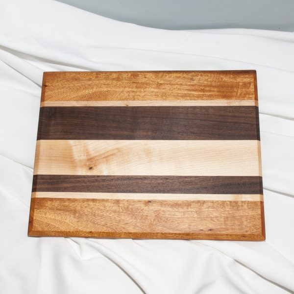mahogany walnut maple cutting board