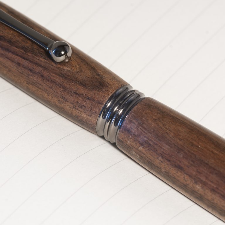 Indian Rosewood hardwood Fountain Pen (Omega) Handmade by Rob Kerr