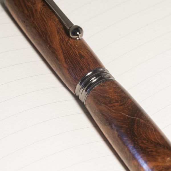 Cocobolo hardwood fountain pen