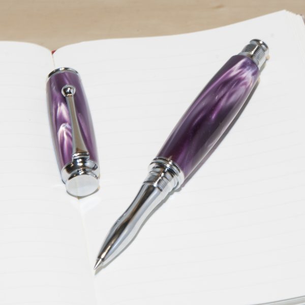 lavender rollerball pen