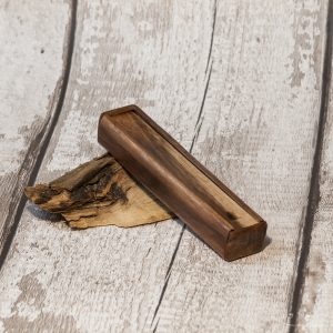 Acacia wood pen case